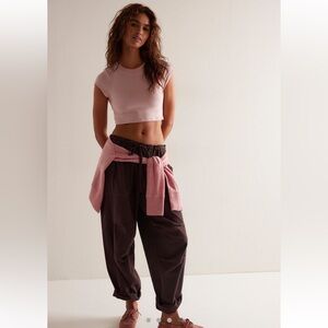 Free People Just Friends Crop Tee